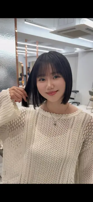 ショート レイヤー/韓国❣️ 髪質改善/e_kiのヘアスタイル