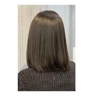 ミディアム hair make  POLISH小倉店所属・稲内 明星のヘアスタイル