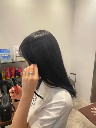 カラー ブリーチカラー/ 細川はるかのヘアスタイル