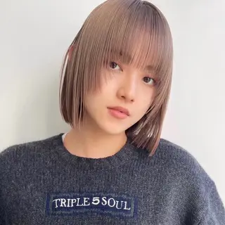 ショート カラー 🥀ツヤカラー🐾 /hinata✞✟のヘアスタイル