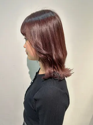 ミディアム カラー レイヤー/お顔まわり 暖色カラー🍑Amiのその他イメージ