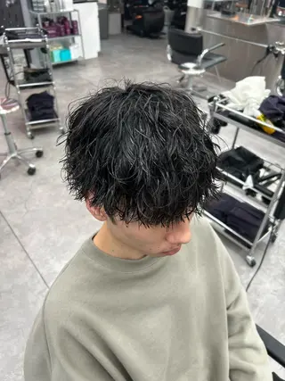 パーマ メンズ パーマ支持率No.1 ❤️🔥安成弾のヘアスタイル