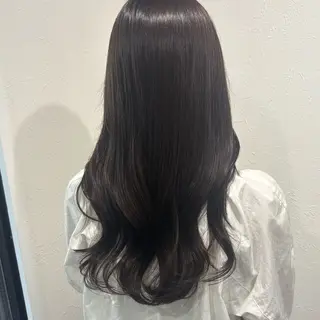 ロング カラー 髪質改善ストレート /暖色カラー🎀🪞のヘアスタイル