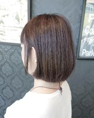 ミディアム カラー 保住 恭平のヘアスタイル