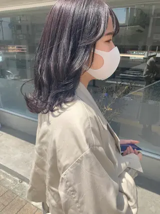 カラー 韓国ヘア/耳ツボジュ エリー♡ayumuのヘアスタイル