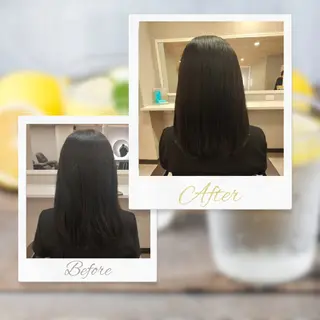 セミロング GR 髪質改善トリートメント×ヘッドスパ【ジーアール】所属・🌺中村🌺毎日楽し くなる髪をご提案✨のヘアスタイル