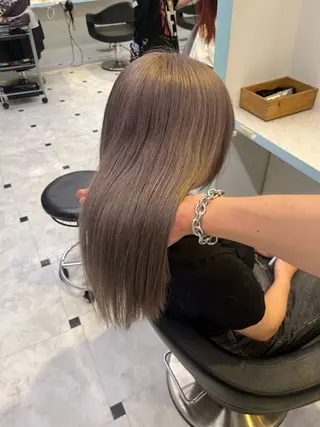 カラー 似合わせ💗透け感 💗うる艶カラー💗のヘアスタイル