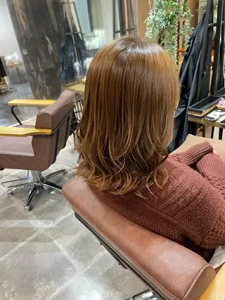 ミディアム カラー newiGRANDE 🌈萩原聖也のヘアスタイル