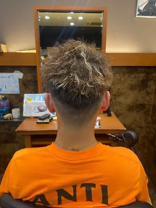 カラー パーマ メンズ 相良 陽香🌻のヘアスタイル