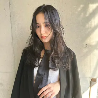 ロング ボブ/顔周りレイヤー 似合わせcut🪽のヘアスタイル