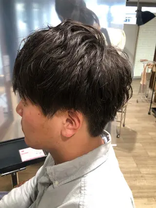 ショート パーマ メンズ メンズパーマ/ スパイキー/神田正紀のヘアスタイル