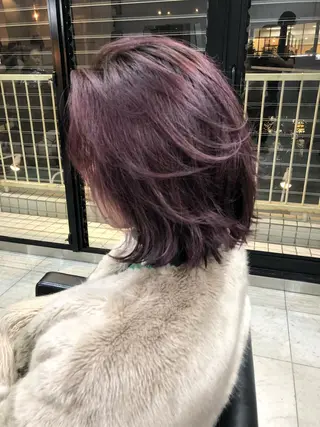 ショート カラー レイヤーカット BLend 渋谷のヘアスタイル