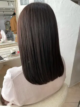 セミロング あしかが ゆいとのヘアスタイル