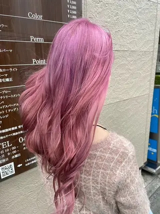ロング カラー ダブルカラー🎉 ハイトーン🎉スドウのヘアスタイル