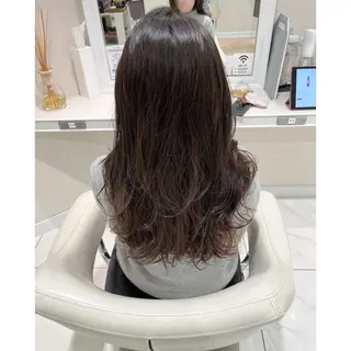 ロング パーマ 韓国ヘア 🎀中川綾乃🎀のヘアスタイル