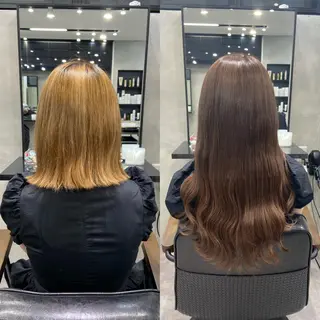 ロング カラー ヘアアレンジ ar+ ❤︎ maiのヘアスタイル