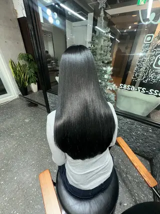 ロング カラー パーマ 髪質改善⭐️縮毛矯正 吉祥寺⭐️Rinaのヘアスタイル