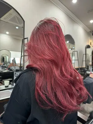 ロング カラー レイヤー/艶カラー 🫧守利のヘアスタイル