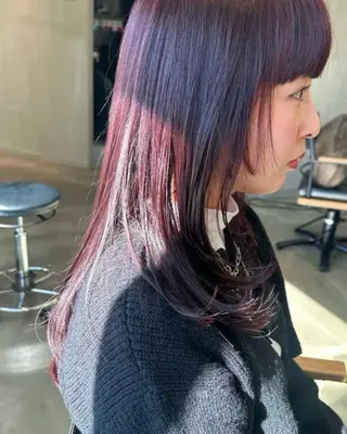 カラー 仲間 愛月 /透明感カラーのヘアスタイル