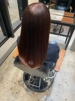 ロング カラー 【髪質改善職人】 岡田成義のヘアスタイル