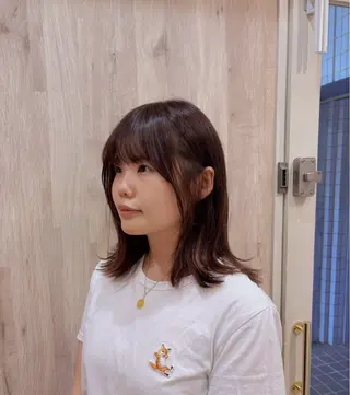 セミロング 竹村 恵功代のヘアスタイル