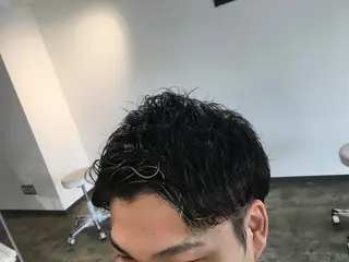 ショート カラー パーマ メンズ 【メンズ職人】 ✂️佐藤友のヘアスタイル