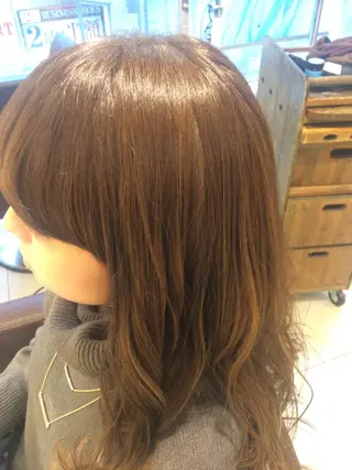 ミディアム カラー パーマ ヘアアレンジ メンズパーマの巨匠 鈴木純のヘアスタイル