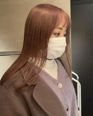 セミロング カラー classic 新横浜所属・大人girly🛋️ 🤍yukakoのヘアスタイル