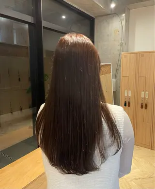 ロング カラー 愛莉/ラベンダー/ ベージュ/ブラウンのヘアスタイル