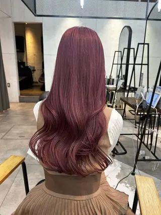 ミディアム カラー 🌟暖色系ハイトーン 🌟AIのヘアスタイル