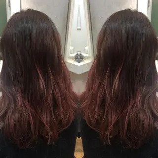 セミロング カラー パーマ ヘアアレンジ メンズ キッズ ネイル マツエク・マツパ 新宿/髪質改善/ 美髪矯正✨浅江通友のヘアスタイル
