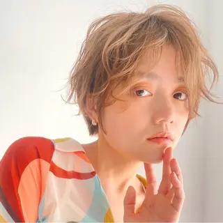 ショート 🎗️comoda 神戸三宮 髪質改善のヘアスタイル