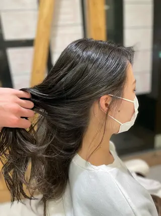 ロング カラー AGU hair vigor 三条店所属・AGU 三条店 林　雄のヘアスタイル