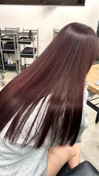 ロング カラー 🫐寒色系カラー 🫐ヤマナカリリカのヘアスタイル