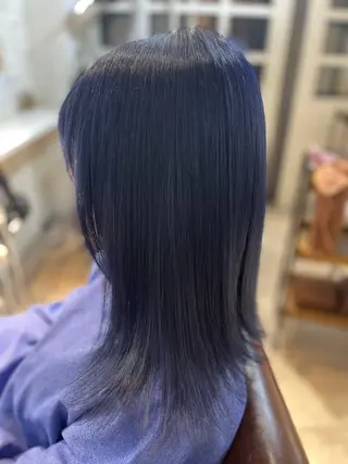 ミディアム カラー takashi hairのヘアスタイル