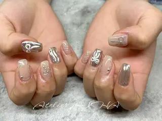 ミディアム アトリエAIHA所属・アトリエAIHA★ フィルイン推奨サロンのネイルデザイン