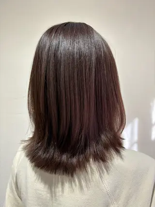 カラー TJ天気予報 しばた ゆらのヘアスタイル