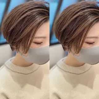 ショート カラー 木村丈晴✂️ご来店 お待ちしてます😊のヘアスタイル