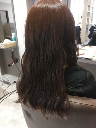 ロング カラー 星野 美沙のヘアスタイル