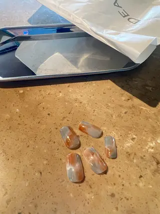 ネイル 金 柚嬉のネイルデザイン