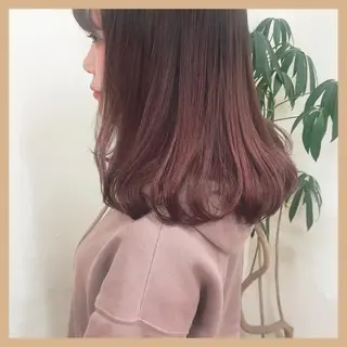 ミディアム カラー * 透明感カラー c h i h o *のヘアスタイル