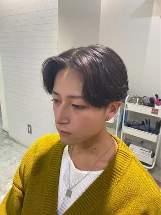 メンズ パーマ特化/フェザー パーマシャドウ/真生のヘアスタイル