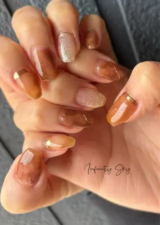 ネイル infinity skyのネイルデザイン