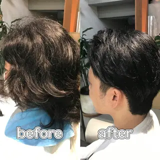 ショート メンズ メルクヘアー 中澤のヘアスタイル