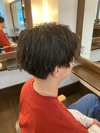 パーマ メンズ メンズサロン アソビ元町のヘアスタイル