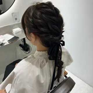 ヘアアレンジ eN°   by youres hair 飯田橋店所属・髪質改善/レイヤー× 縮毛矯正🤍maiのヘアスタイル