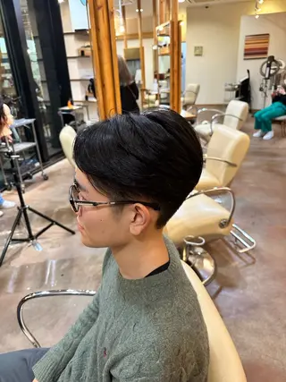 ショート パーマ メンズ Lit.自由が丘(SENJYU自由が丘)所属・【髪質改善/美髪】 ⭐️川嶋 陸央⭐️のヘアスタイル