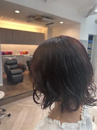 ミディアム 蓮池 愛海のヘアスタイル