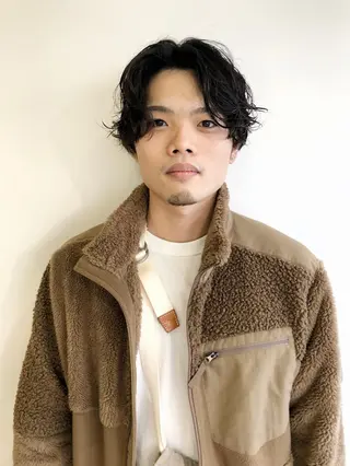 パーマ メンズ 渋谷メンズカット/ 工藤靖也のヘアスタイル