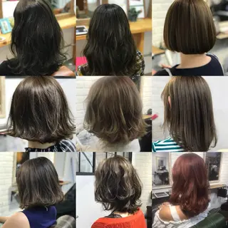 カラー ヘアアレンジ 髪質改善ayame 横山諒のヘアスタイル